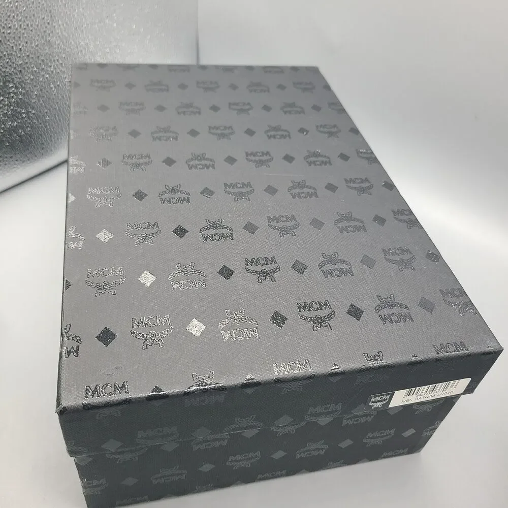 MCM Shoe Box (Empty) Black Logo 12.5